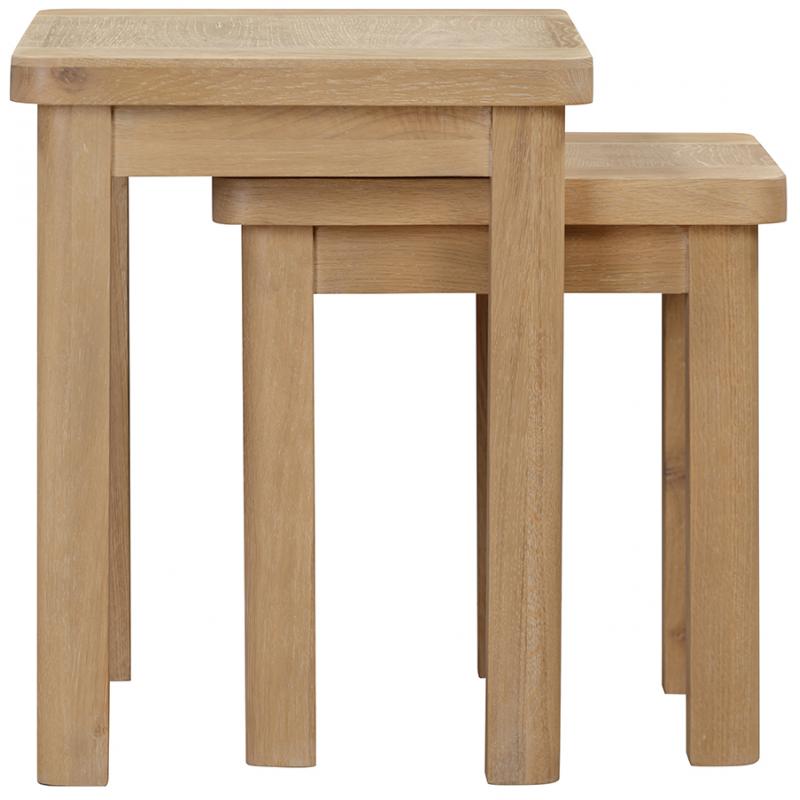 Chalais Oak Nest Of 2 Tables
